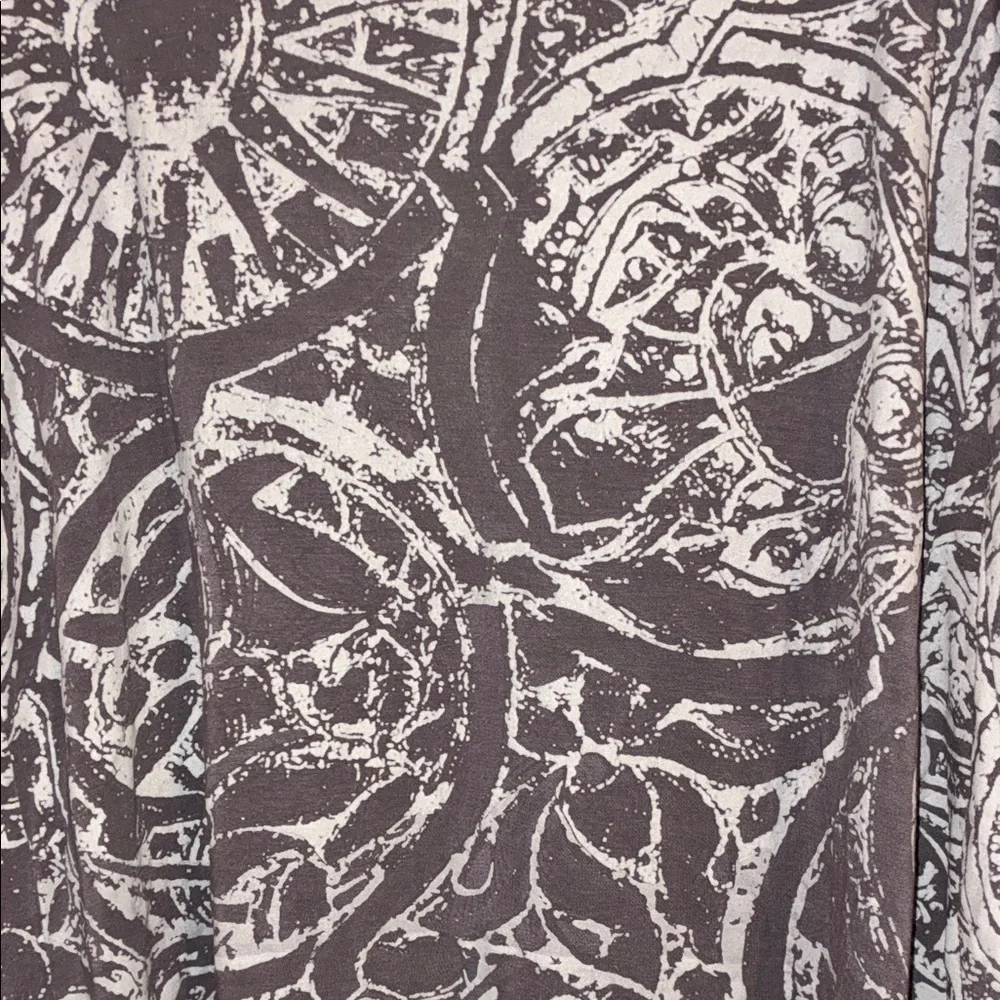 bryn Walker Gray and Cream Patterned Jacket - Picture 4 of 11